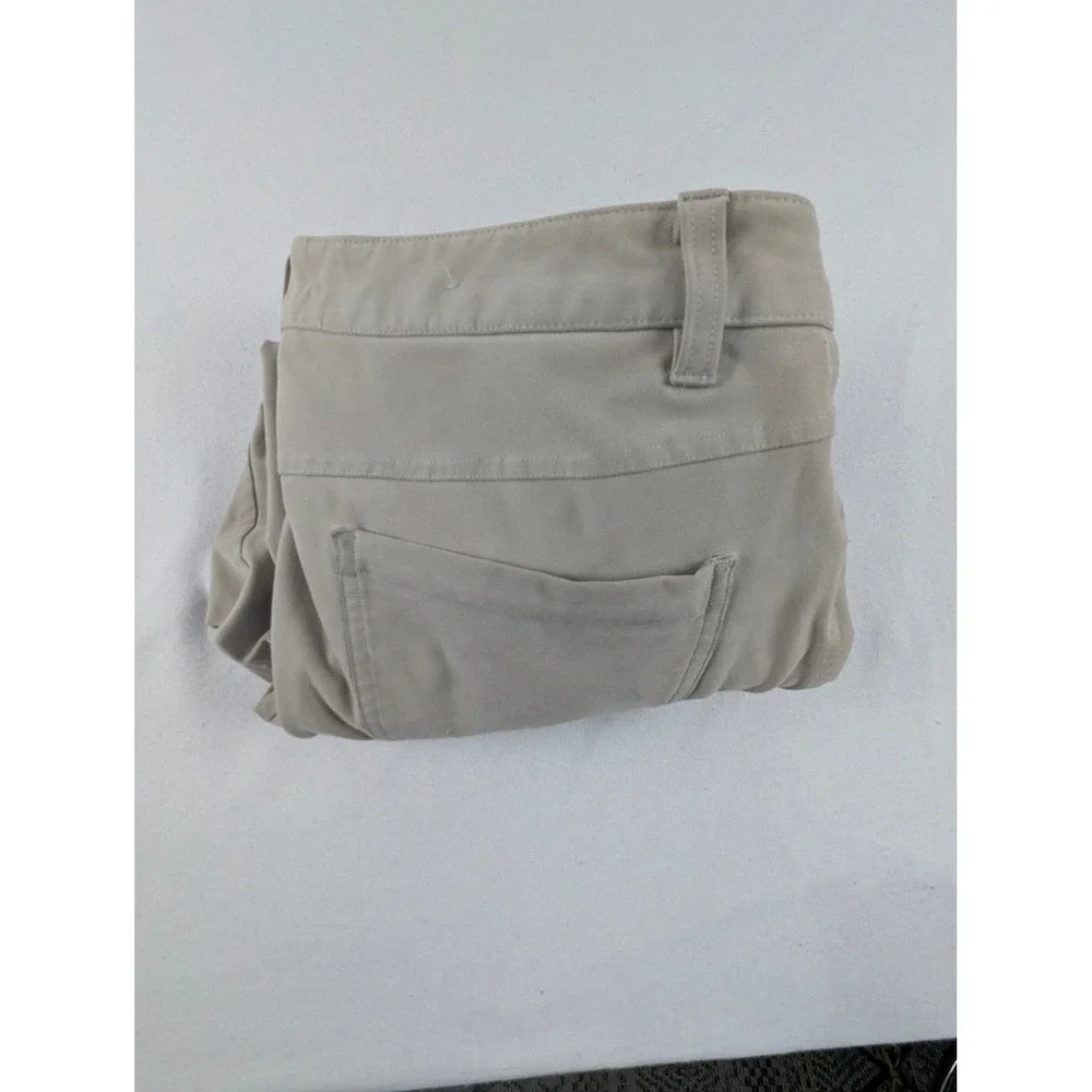 Lululemon ABC Pants Mens 35x31 Tan Khaki Straight Leg 5-Pocket Technical Stretch
